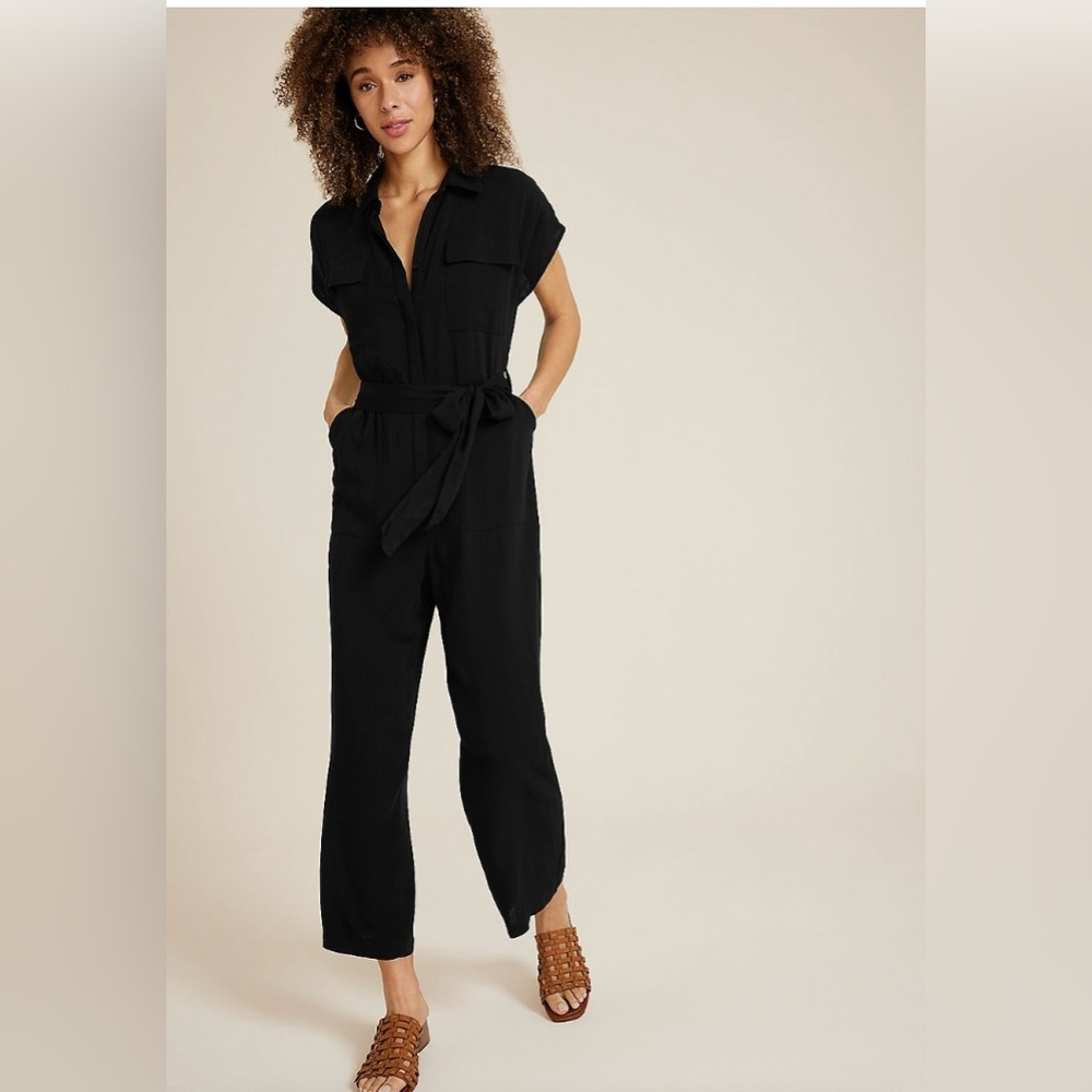 Belted Utility Jumpsuit